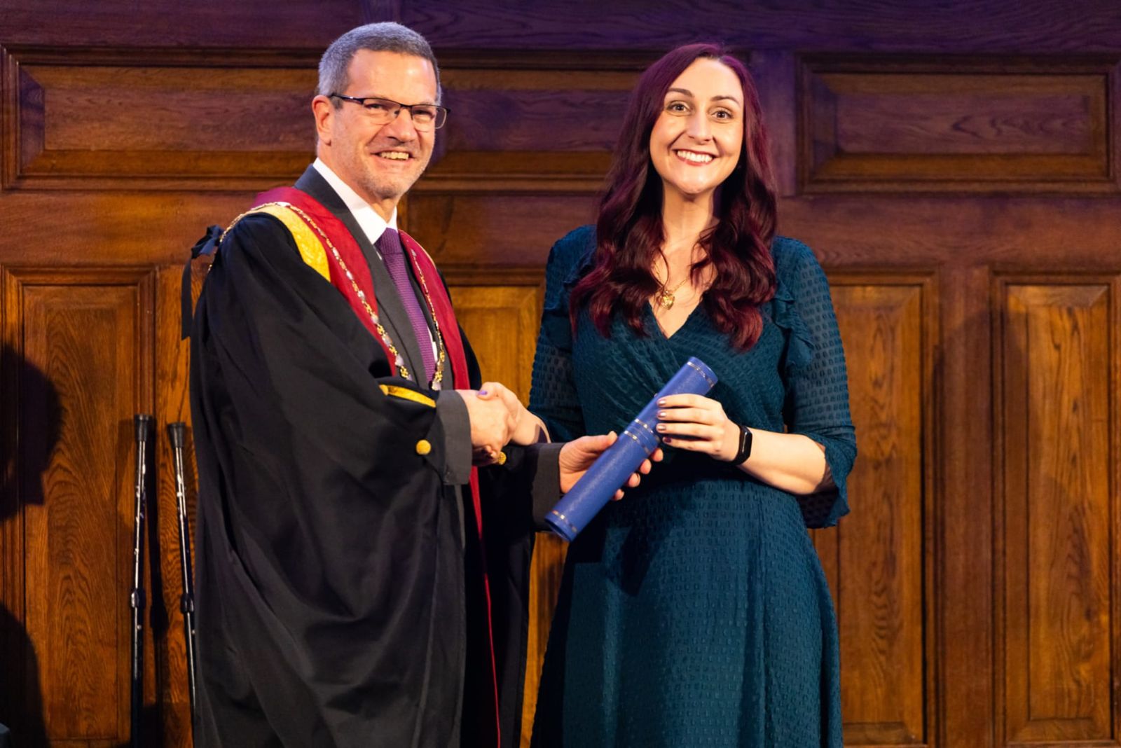 Katie at her Royal College of Veterinary Surgeons Fellowship presentation