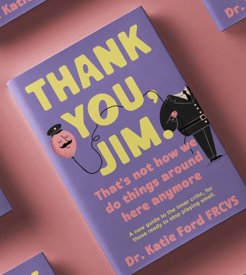 The cover of Thank You, Jim by Dr Katie Ford