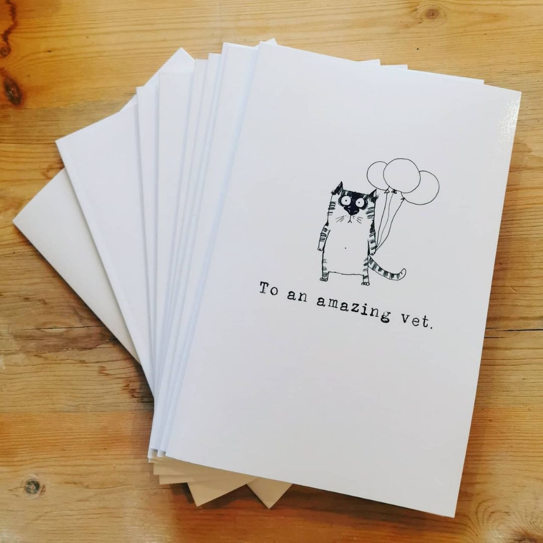 A To An Amazing gift book with a cat cartoon on the cover